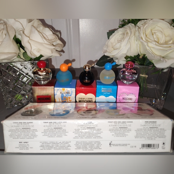 Vintage Feb 2016 Moschino 5pc Miniature Collection Coffret Set - Picture 10 of 16